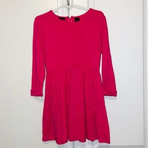 💖Hot Pink Mini Dress w/ pockets!